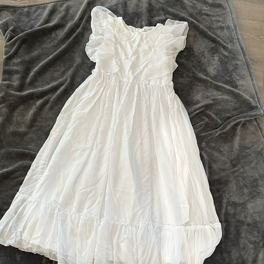 Elegant White Kids Dress